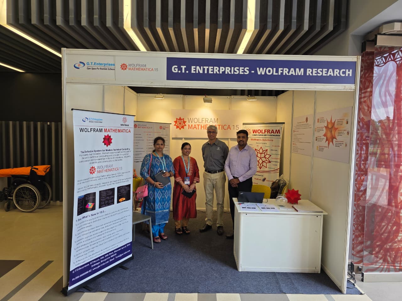 GTE and Wolfram Research stall showcasing what’s new in Wolfram Mathematica 15 !